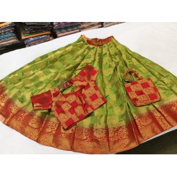 Mix Check Silk Contrast Border Mix Check Silk Contrast Border