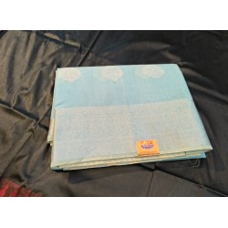 Kora Silk Zari Border Fabric