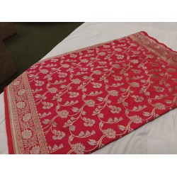kora Jaal Fabric Saree