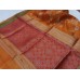 kora  satin silk saree
