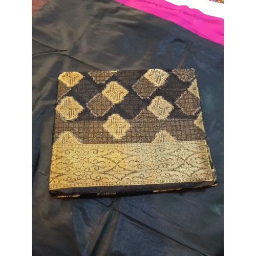 Kota Check Banarasi Saree