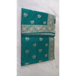 Banarasi Kattan Silver Saree Banarasi Kattan Silver Saree