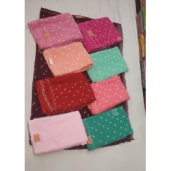 Lucknowi Chikankari Silk