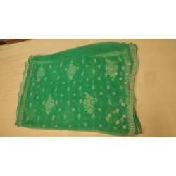 Lucknowi Handwork Saree Silk