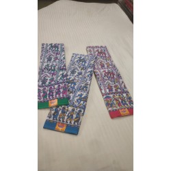 Handloom Mithila Painting Tant  cotton