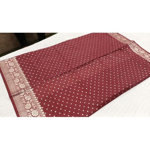 Pure Cotton Semi Handloom Banarasi Border Desine Saree