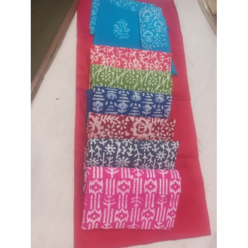 Handloom Cotton Batik Print Suits