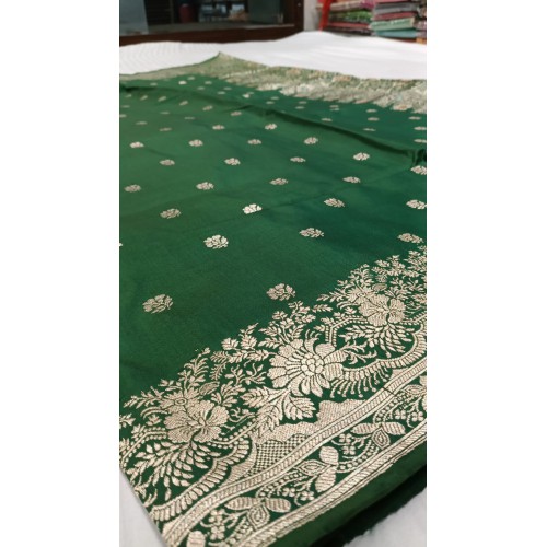 Pure Handloom Kadua Boota Banarasi