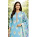 Banarasi Blue Silk Suit