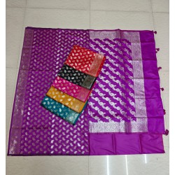 Banarasi pure katan silk suit