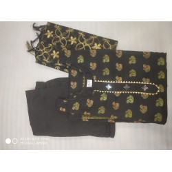 Lucknowi Handwork Embroidered Straight Kurta Sets with Dupatta