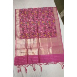 Premium Banarasi Mix Silk Jaal Dupatta
