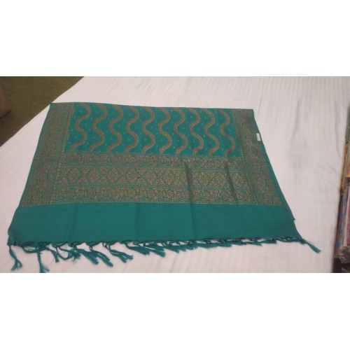 Pure katan silk coper zari dupatta
