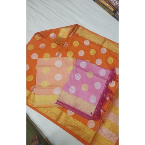 Pure Georgette Fabric Sona Rupa Zari