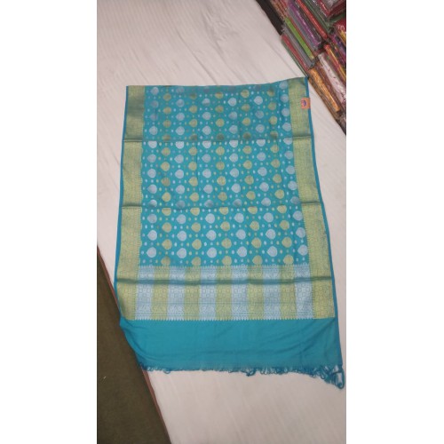 Pure Georgette Smooth Silk Sona Rupa Zari