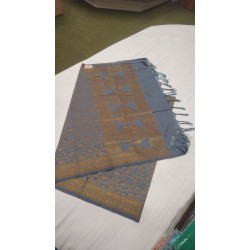 Pure katan silk coper zari dupatta