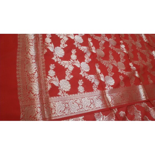 Pure kattan Jaal Dupatta