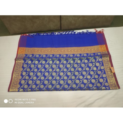 Premium Banarasi Mix Silk Jaal Dupatta
