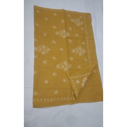Lucknowi CHECKANKARI Handwork Saree Silk