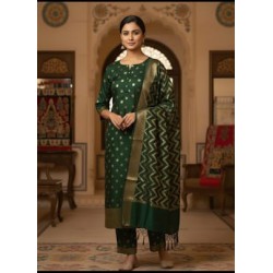 Banarasi Cotton Punjabi Look Suit Set