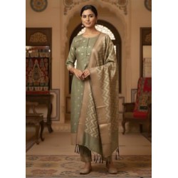 COTTON SILK SUIT IN