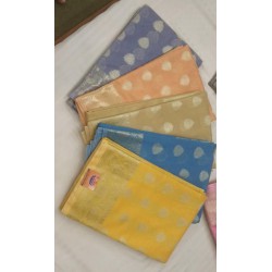 Munga cotton hazara boota saree