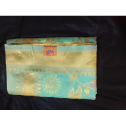 Pure Minadaar Flower Jaal Silk Saree