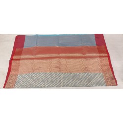 Kora kota hajara boota with satain borde