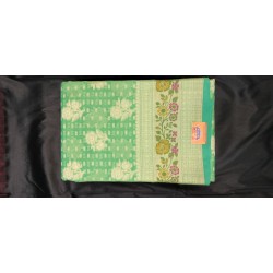 🌿 Pure Handloom Cotton Banarasi Saree – Elegance Woven in Every Thread ✨