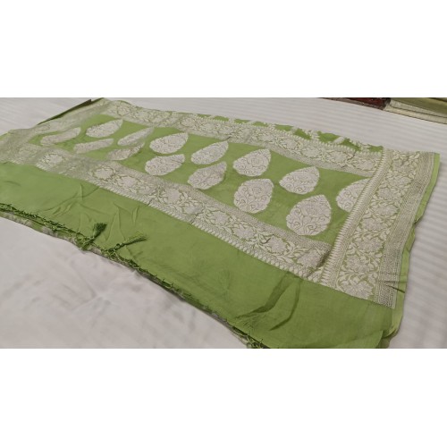 Pure Khaddi Georgette Saree
