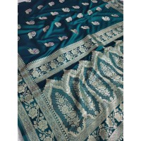 Satin Silk Premium Katan Buta Banarasi Saree