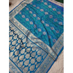 Mysore Silk Heavy All Over Weaving Saree