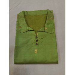 Pure Banarasi Kattan Silk Kurti