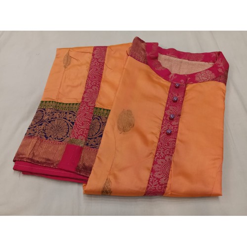 Pure Banarasi Kattan Silk Kurti