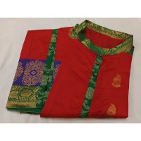 Pure  Banarasi Kattan Silk Kurti