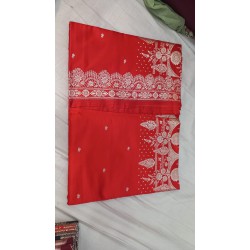 Banarasi kattan Silk Floral Zari Border Saree Banarasi kattan Silk Floral Zari Border Saree
