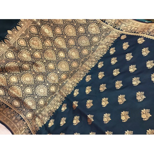 Banarasi Kattan Pure Silk Saree –Elegance, Handcrafted in Varanasi