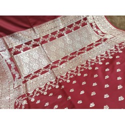 Banarasi Kattan Pure Silk Saree –Elegance, Handcrafted in Varanasi
