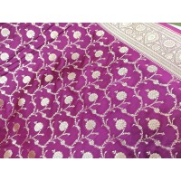 Banarasi katan Silk Saree border zari work Banarasi katan Silk Saree border zari work