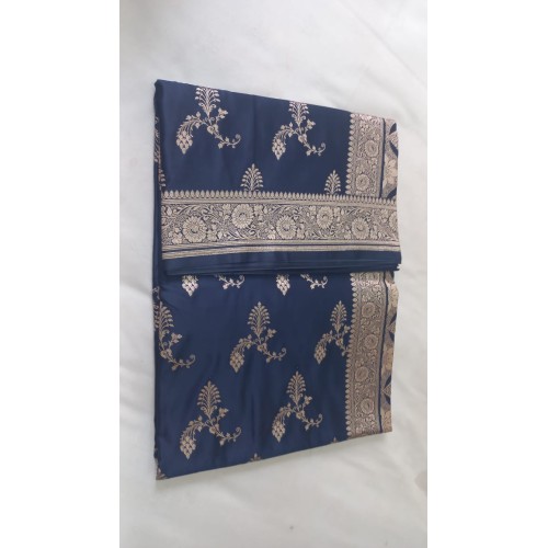 Royal Navy Zari Banarasi Saree