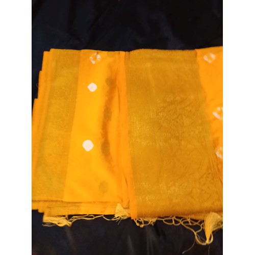 Banarasi Bandani Boots Saree