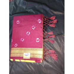 Bandhani Banarasi saree