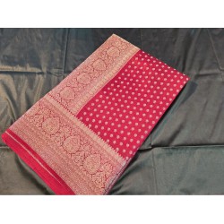 Banarasi Chiffon Boota Silk Saree