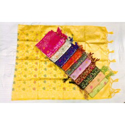 Banarasi Kattan Silk Zari Meenakari Dupatta Banarasi Kattan Silk Zari Meenakari Dupatta