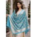 Dupatta - Banarasi Silk Jaal Multi colour