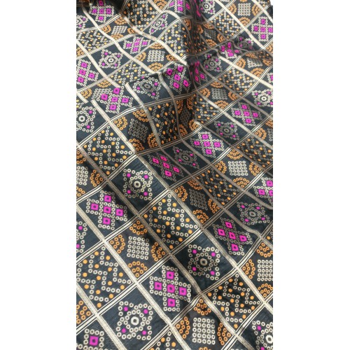 Banarasi Silk Jaal Malti colour boota all over Dupatta