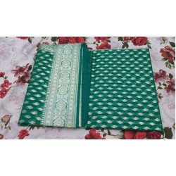 Silver Bloom Banarasi Saree